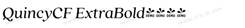 QuincyCF ExtraBold字体转换
